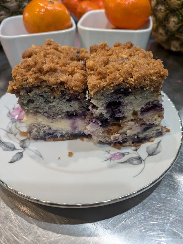 Blueberry Cream Cheese Coffee Cake